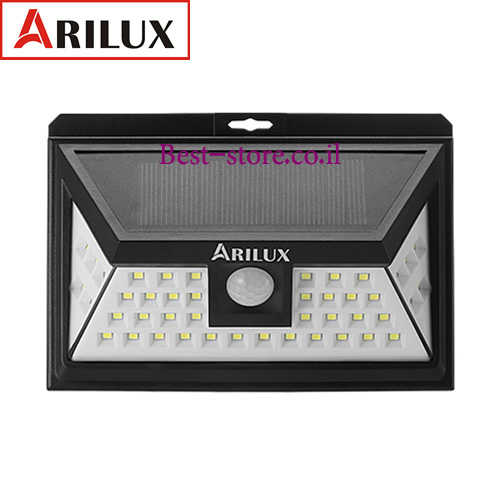 צמוד קיר לד סולארי ARILUX 4.5W IP65 דגם AL-SL11