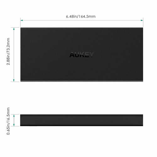 מטען נייד Aukey 16000mAh QC 2.0 דגם PB-T3