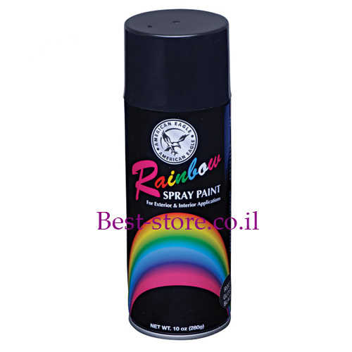 ספריי צבע שחור מבריק American Eagle 400ml R001