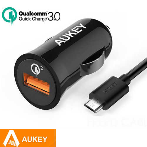 מטען לרכב Aukey Qualcomm 3.0 דגם CC-T10