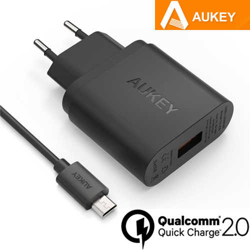 מטען קיר Aukey Qualcomm 2.0 דגם PA-U28