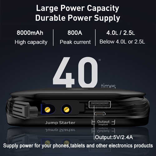בוסטר התנעה לרכב Baseus 800V דגם CRJS01