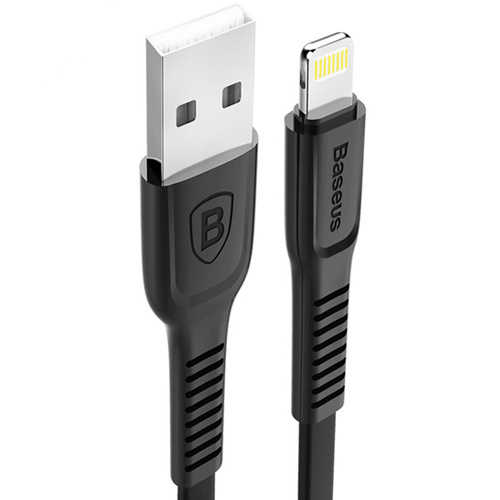 כבל טעינה וסנכרון שטוח Lightning באורך 25 ס''מ Baseus