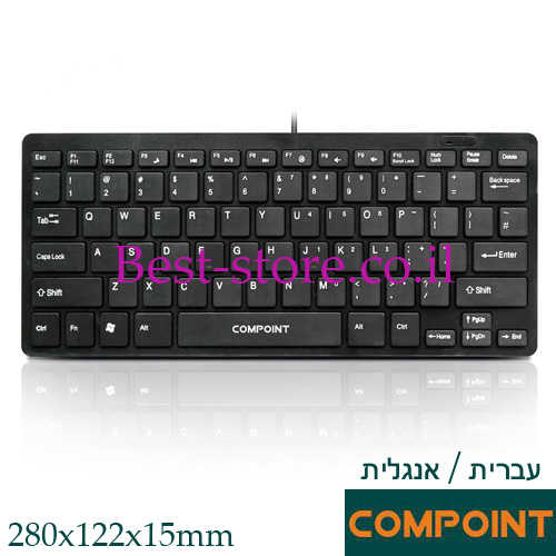 מקלדת מיני חוטית COMPOINT דגם CP-K7070