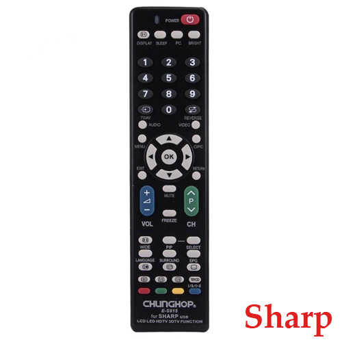 שלט רחוק חליפי לטלויזיות Sharp