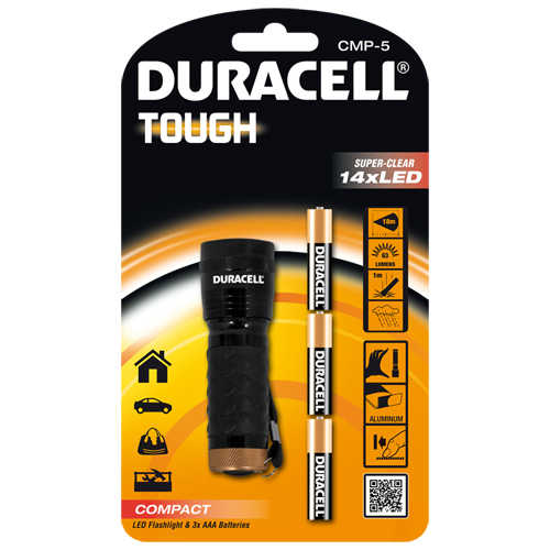 פנס יד 14 לדים DURACELL דגם CMP-5