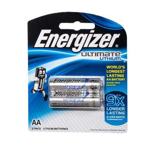 זוג סוללות ליתיום Energizer AA