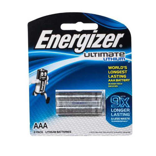 זוג סוללות ליתיום Energizer AAA