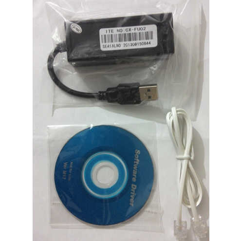 מודם פקס חיצוני בחיבור USB