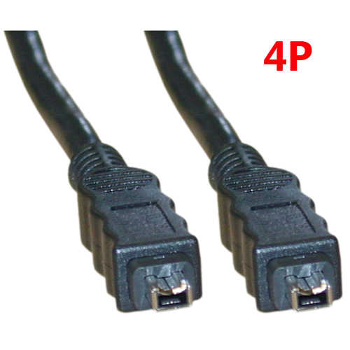 כבל fireWire 4P זכר-זכר באורך 1.8 מטר