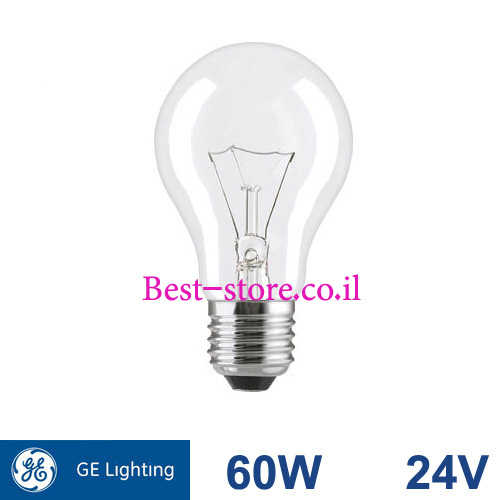 נורה ליבון GE E27/60W 24V