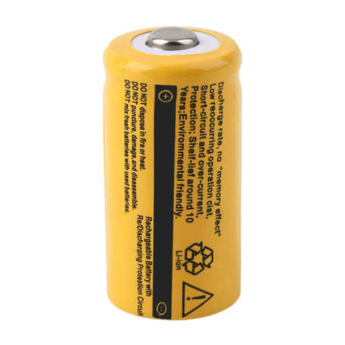 סוללת ליתיום GTF 16340 2500mAh