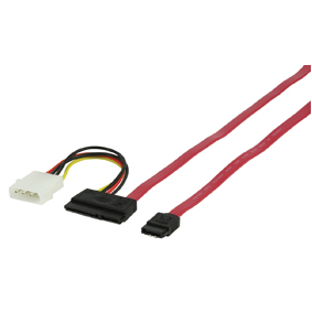 כבל SATA 3.0 משולב DATA + מתח -  1 מטר