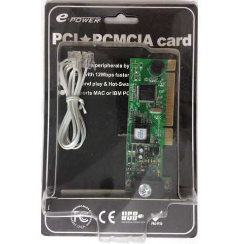 מודם פקס פנימי בחיבור PCI