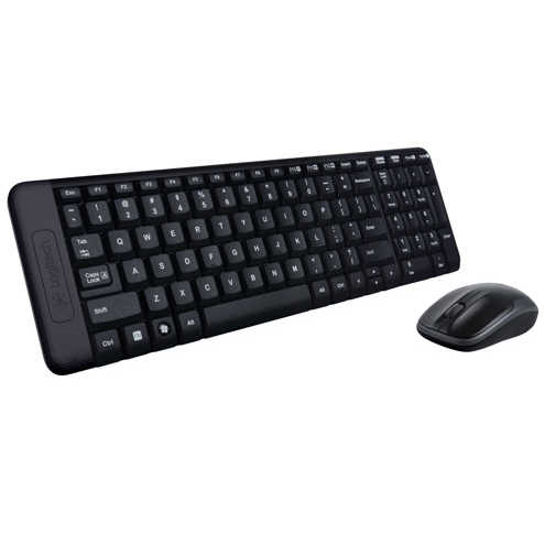 סט מקלדת ועכבר אלחוטית Logitech דגם MK220