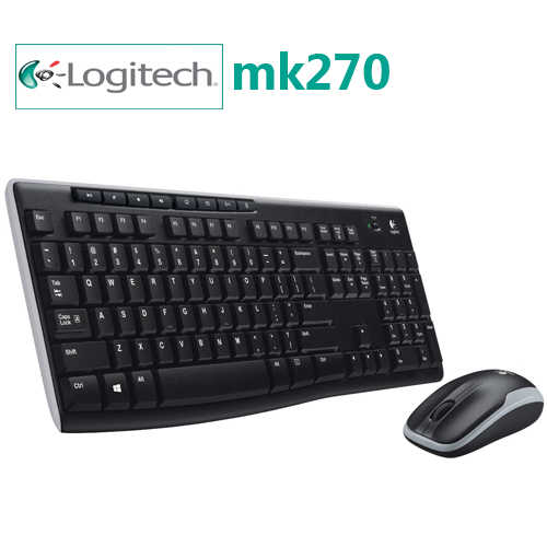 מקלדת מולטימדיה קומבו אלחוטית Logitech דגם mk270