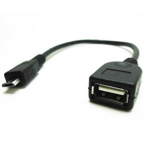 כבל OTG בחיבור מיקרו USB אורך 13 ס''מ
