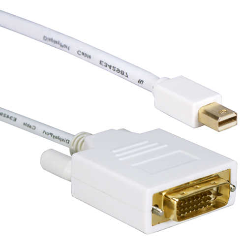 כבל Mini Display Port - DVI באורך 1.8 מטר