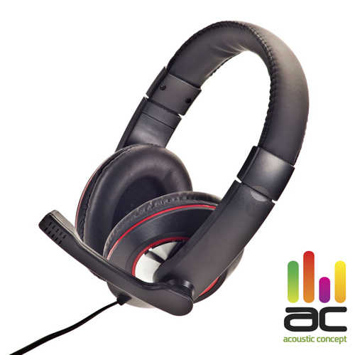 אוזניות מולטימדיה עם מיקרופון Acoustic Concept דגם  ACM029