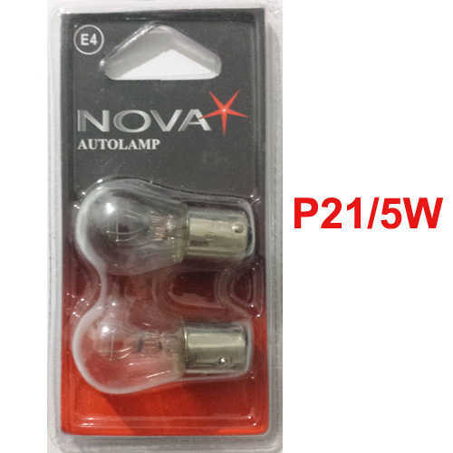 זוג נורות בלם Nova דגם P21/5W