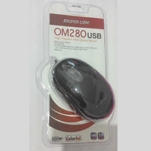 עכבר אופטי חוטי Silver Line דגם OM-280