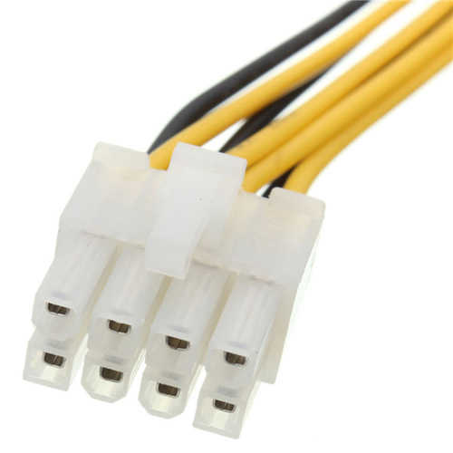 כבל PCI-Express 6p זכר - PCI-Express 8p נקבה