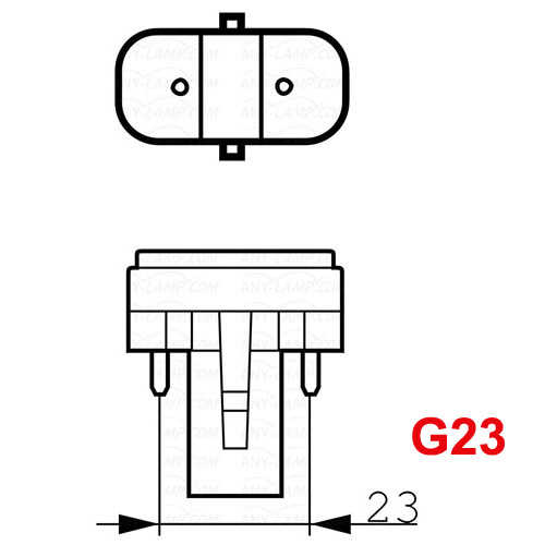 נורת פלורסנט OSRAM G23 PL 11W 4K