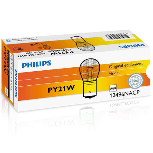 נורת וינקר לרכב 10 יח' Philips דגם PY21W