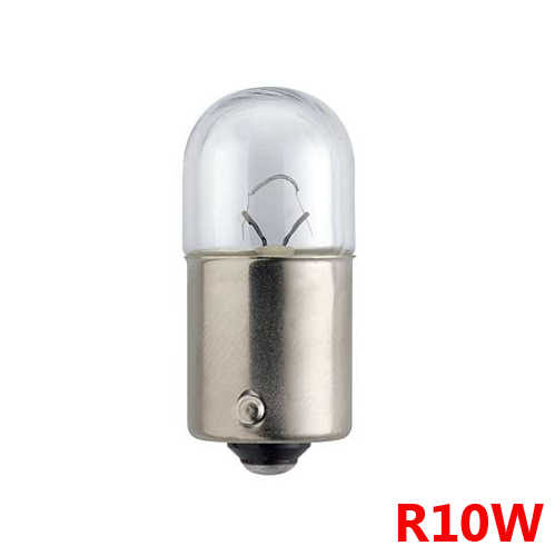 נורה לרכב 10 יח' philips דגם R10W