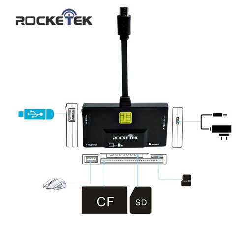 קורא כרטיסי זיכרון Rocketek OTG32U OTG