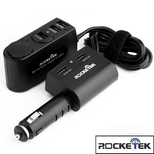 מטען לרכב Rocketek 6A/QC 2.0 דגם RT-CC25