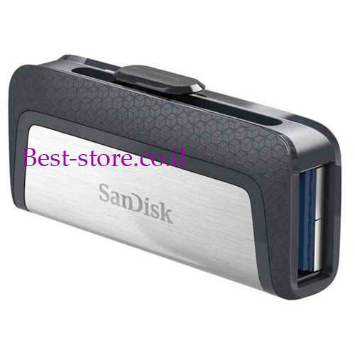 זיכרון נייד SanDisk Dual USB Type-C 64GB
