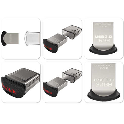 זיכרון נייד SanDisk 32GB דגם Ultra Fit