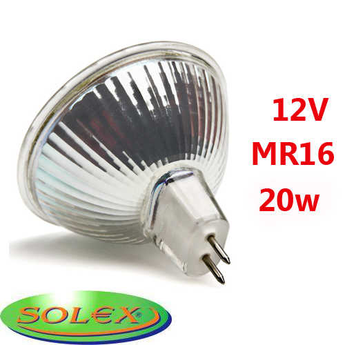 נורת דקרויקה הלוגן Solex 20W דגם GU5.3/12V