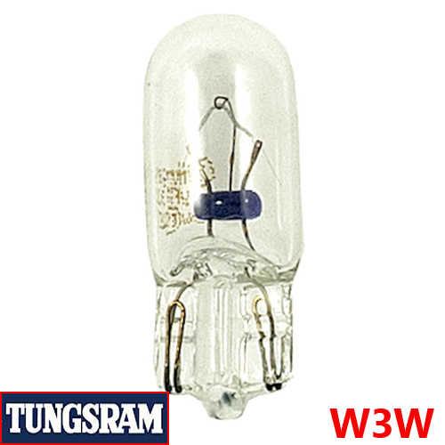 נורה מיניאטורית לרכב 10 יח' Tungsram דגם W3W