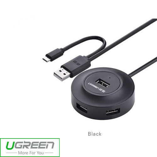 מפצל OTG עם 4 כניסות Ugreen USB דגם CR106