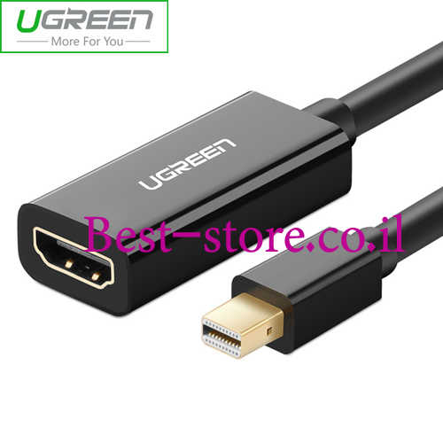 כבל מתאם Nini DP זכר - HDMI נקבה Ugreen
