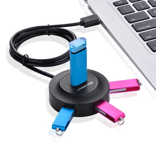 מפצל 4 כניסות Ugreen USB 2.0 דגם CR106