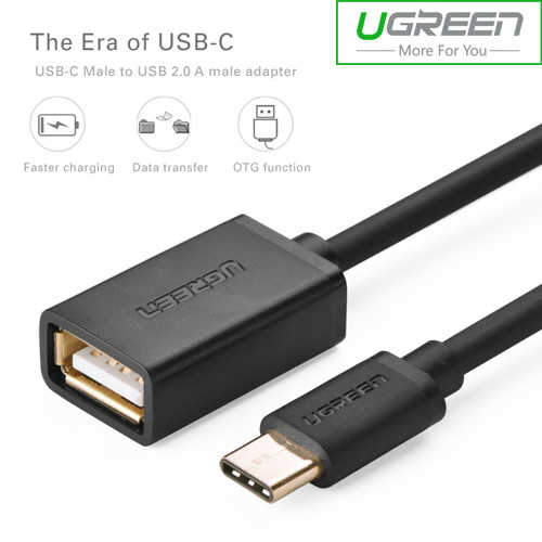 כבל OTG בחיבור Ugreen USB 3.1 Type-C
