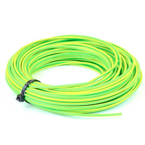חוט חשמל צהוב/ירוק 1.5mm חבילה 100 מטר