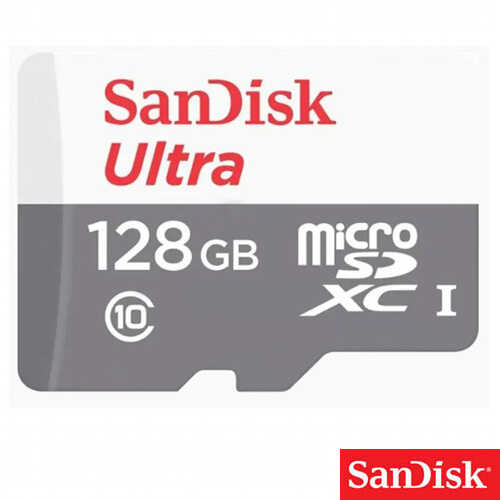 כרטיס זיכרון SanDisk Ultra 128GB 100MB/s MicroSDXC
