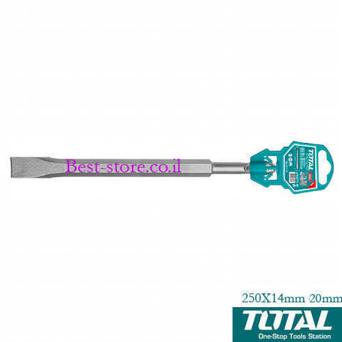 איזמל שטוח TOTAL SDS 250X14mm 20mm